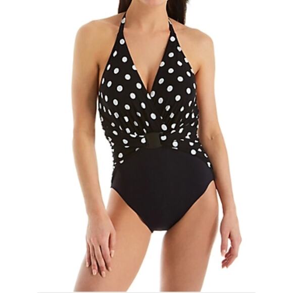 MagicSuit Small Bang Angelina Wire Free One Piece Swimsuit 6009714 Size 12 New - Picture 2 of 14